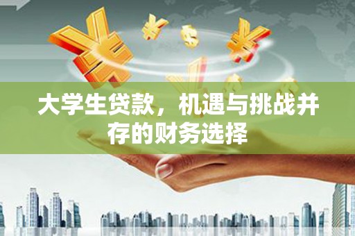 阜康大学生贷款，机遇与挑战并存的财务选择