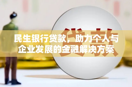 阜康民生银行贷款，助力个人与企业发展的金融解决方案