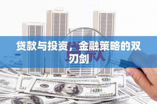 阜康贷款与投资，金融策略的双刃剑