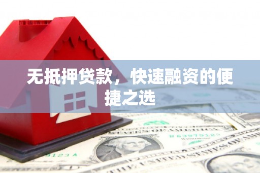 阜康无抵押贷款，快速融资的便捷之选