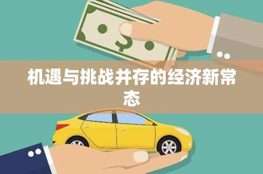 阜康机遇与挑战并存的经济新常态