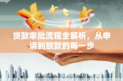 阜康贷款审批流程全解析，从申请到放款的每一步