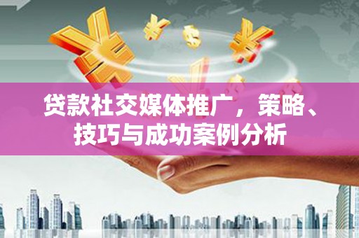 阜康贷款社交媒体推广，策略、技巧与成功案例分析