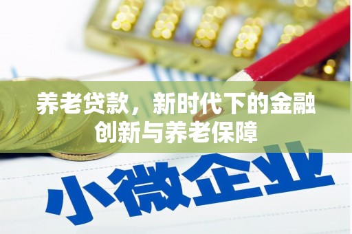 阜康养老贷款，新时代下的金融创新与养老保障