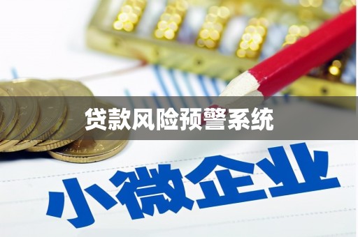 阜康贷款风险预警系统