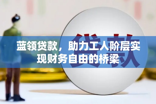 阜康蓝领贷款，助力工人阶层实现财务自由的桥梁