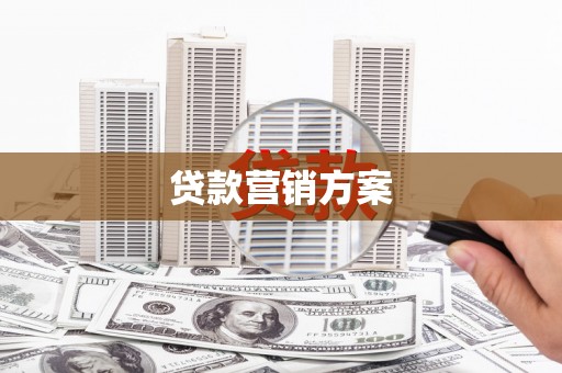 阜康贷款营销方案