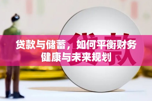 阜康贷款与储蓄，如何平衡财务健康与未来规划