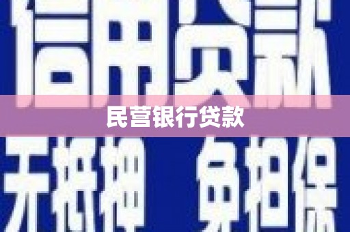 阜康民营银行贷款
