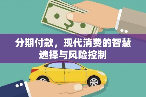 阜康分期付款，现代消费的智慧选择与风险控制