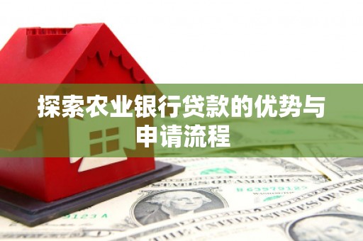 阜康探索农业银行贷款的优势与申请流程
