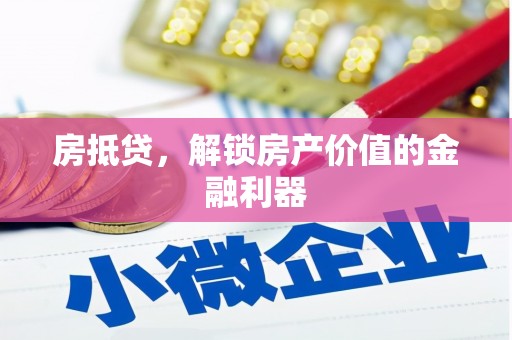 阜康房抵贷，解锁房产价值的金融利器