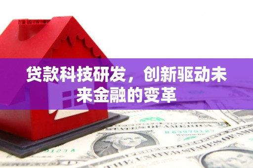 阜康贷款科技研发，创新驱动未来金融的变革