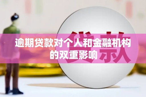 阜康逾期贷款对个人和金融机构的双重影响