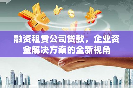 阜康融资租赁公司贷款，企业资金解决方案的全新视角