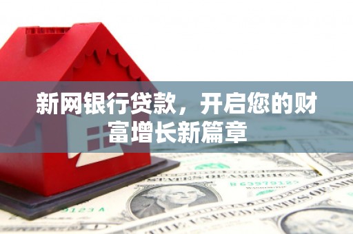 阜康新网银行贷款，开启您的财富增长新篇章