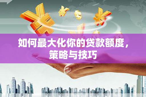 阜康如何最大化你的贷款额度，策略与技巧