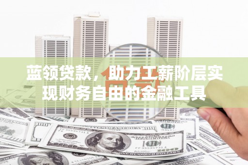 阜康蓝领贷款，助力工薪阶层实现财务自由的金融工具