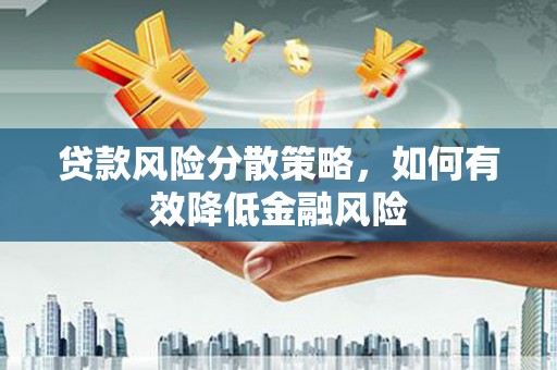 阜康贷款风险分散策略，如何有效降低金融风险