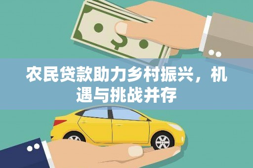 阜康农民贷款助力乡村振兴，机遇与挑战并存