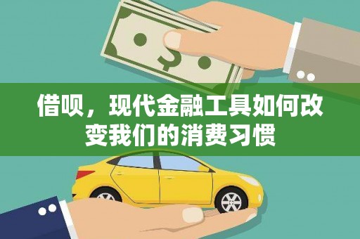 阜康借呗，现代金融工具如何改变我们的消费习惯
