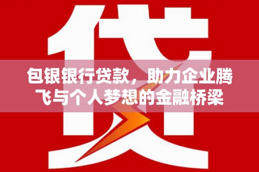 阜康包银银行贷款，助力企业腾飞与个人梦想的金融桥梁
