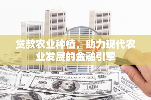 阜康贷款农业种植，助力现代农业发展的金融引擎