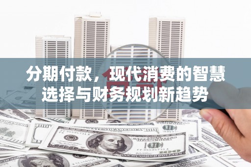 阜康分期付款，现代消费的智慧选择与财务规划新趋势