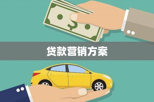 阜康贷款营销方案