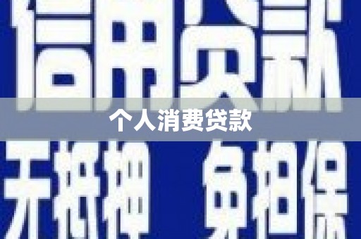 阜康个人消费贷款