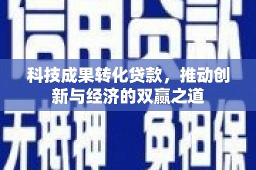 阜康科技成果转化贷款，推动创新与经济的双赢之道