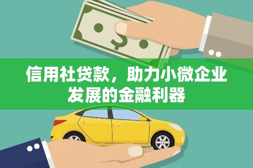 阜康信用社贷款，助力小微企业发展的金融利器