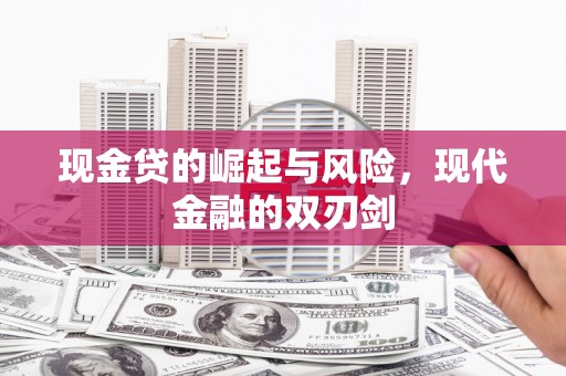 阜康现金贷的崛起与风险，现代金融的双刃剑