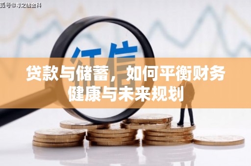 阜康贷款与储蓄，如何平衡财务健康与未来规划