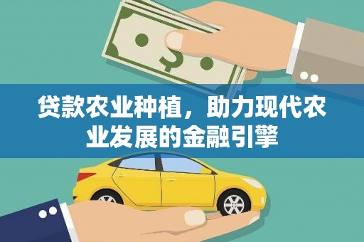 阜康贷款农业种植，助力现代农业发展的金融引擎