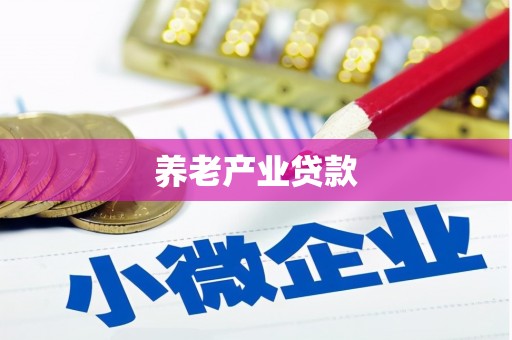 阜康养老产业贷款