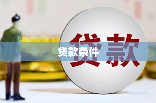 阜康贷款条件