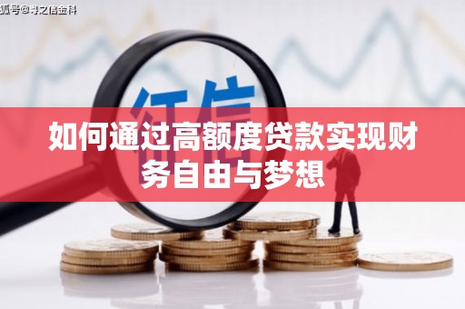 阜康如何通过高额度贷款实现财务自由与梦想