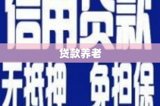 阜康贷款养老