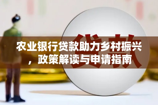 阜康农业银行贷款助力乡村振兴，政策解读与申请指南