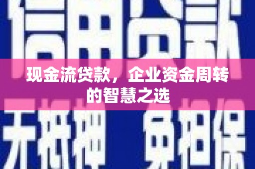 阜康现金流贷款，企业资金周转的智慧之选