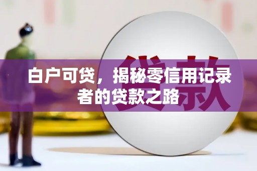 阜康白户可贷，揭秘零信用记录者的贷款之路