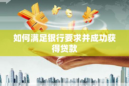 阜康如何满足银行要求并成功获得贷款