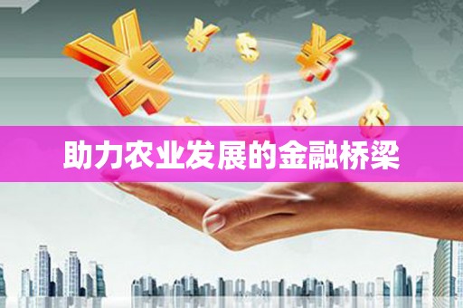 阜康助力农业发展的金融桥梁