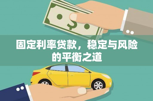 阜康固定利率贷款，稳定与风险的平衡之道